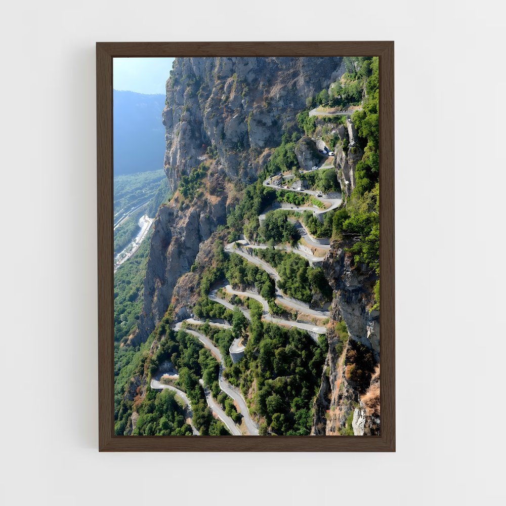 Poster Routes des Pyrénées – affiche Cyclisme (vue 5)